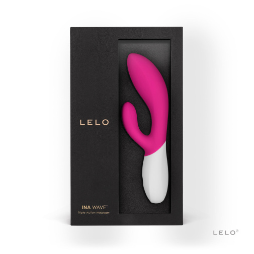 Růžový vibrátor LELO INA WAVE v luxusním balení.