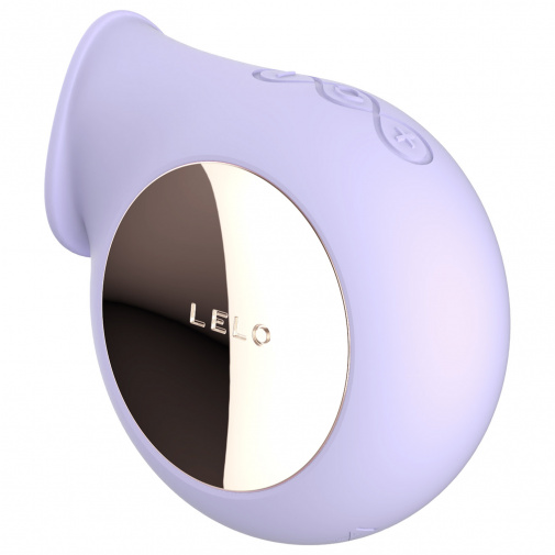 Bezkontaktní stimulátor pro větší klitoris ve fialové barvě - Lelo Sila.