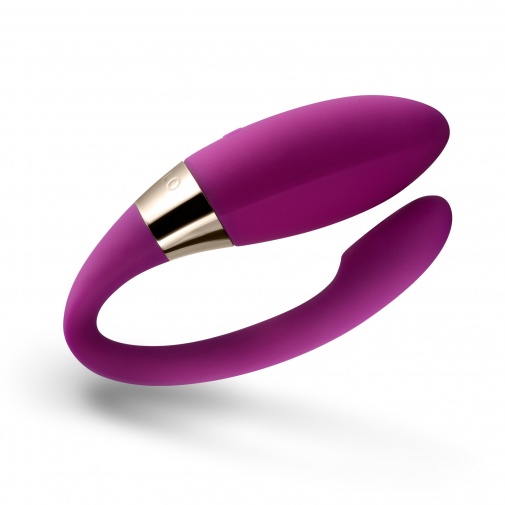 Nabíjecí partnerský vibrátor špičkové kvality od výrobce Lelo v tmavě růžové barvě ze silikonového materiálu v luxusním dárkovém balení pro ženy či páry.