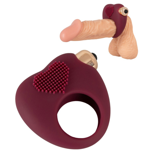 Vibrační silikonový erekční kroužek na penis stimulující oba partnery – Magic Shiver.