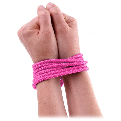 Lano Mini Silk Rope je vhodné na samostatné svázání zápěstí či kotníků.