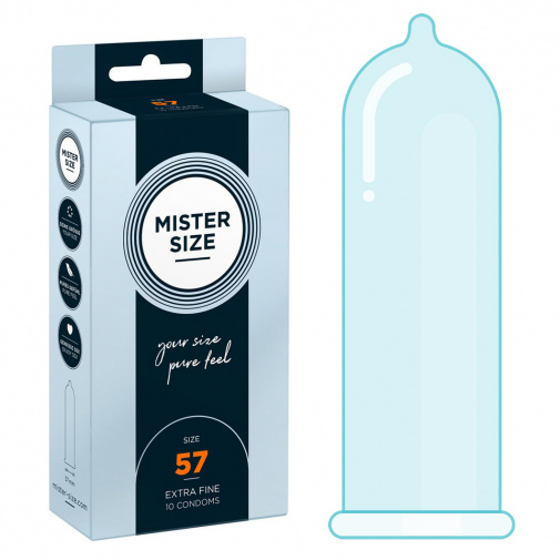 Mister Size thin 57 mm kondomy tenké - 10 ks