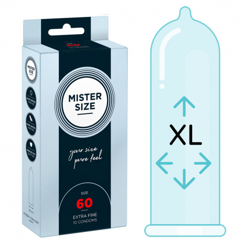 Mister Size thin 60 mm kondomy tenké - 10 ks