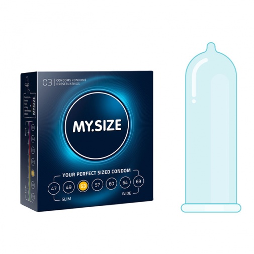 My.Size kondomy 53 mm – 3 ks