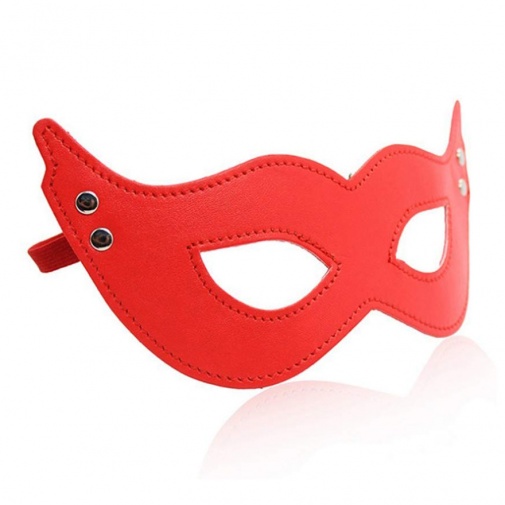 Mystery Mask červená maska s otvory na oči v unisex provedení.