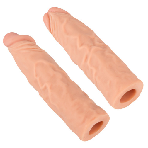 Realistický návlek na penis Extension Sleeve +3 cm.