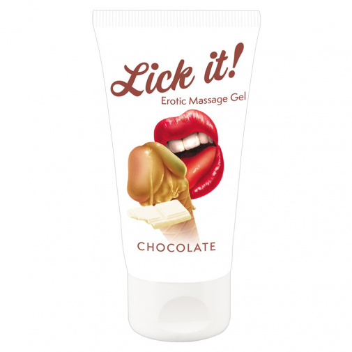 Lick-it 2v1 masážní lubrikant bílá čokoláda 50 ml