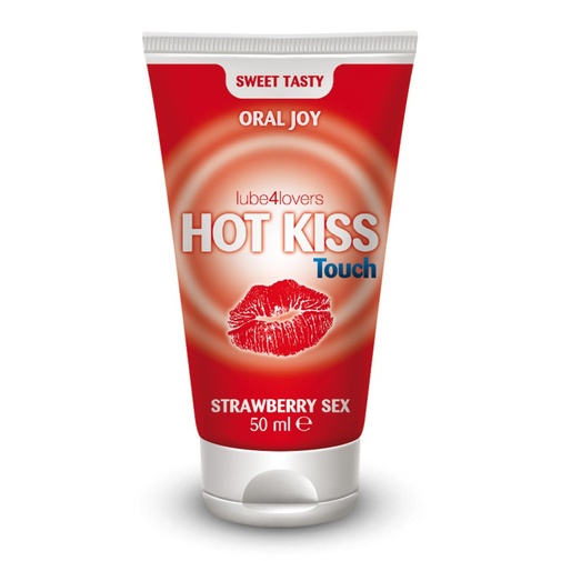 Hot Kiss Jahodový gel 50 ml