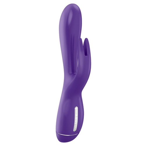 Luxusní klitorisový vibrátor Ovo K3 fialový se stimulátorem klitorisu ve tvaru králíčka