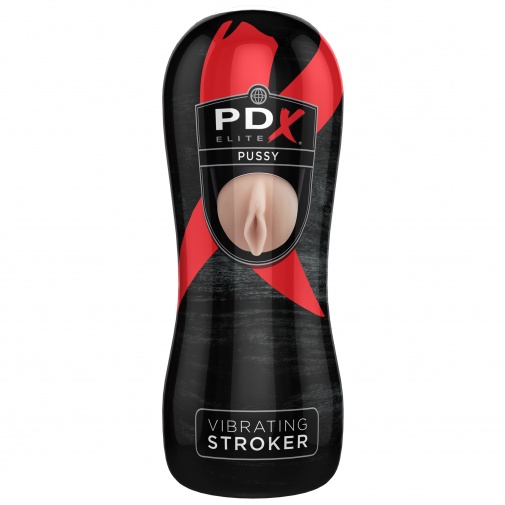 Ultra realistický masturbátor Pipedream PDX Elite ve tvaru vagíny s odnímatelným vibračním vajíčkem.