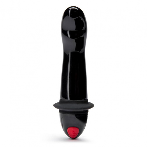 Menší vibrační anální kolík na dráždění prostaty s jemně zakřivenou špičkou, vhodný pro začátečníky - Quest.