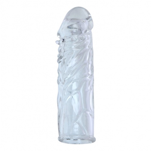 Průhledný realistický návlek na penis z pružného materiálu - Penis Sleeve.