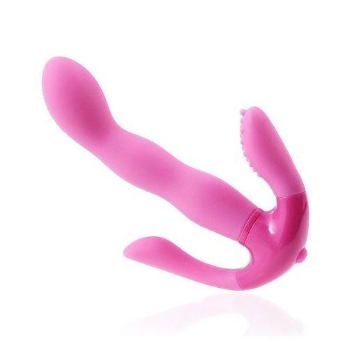 Růžový vibrátor ve tvaru kotvy na stimulaci bodu G, análu a klitorisu současně - Proposition.