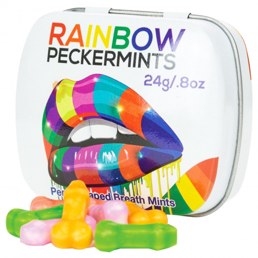 Rainbow Peckermints mátové cukříky ve tvaru penisu