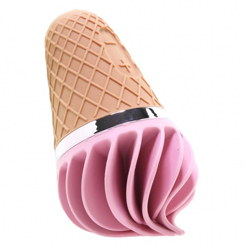 Rozkošný malý wand s rotující hlavicí ve tvaru zmrzliny s kornoutkem.