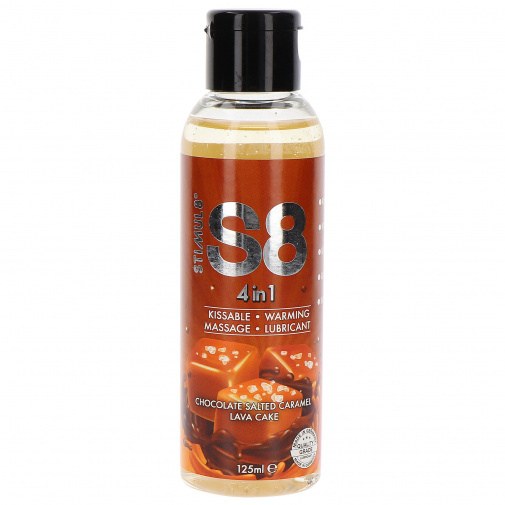 S8 lubrikační gel a masážní olej 4v1 Slaný karamel 125ml
