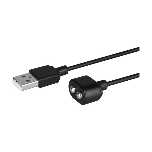 Černý magnetický nabíjecí kabel Satisfyer USB.