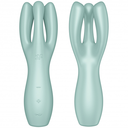 Vibrátor Satisfyer Threesome 3 mint je ideální zejména na stimulaci klitorisu.