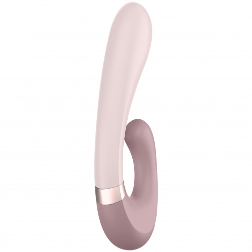 Vibrátor Satisfyer Heat Wave smart stimuluje bod G a klitoris zároveň pomocí vibrací a tepla.