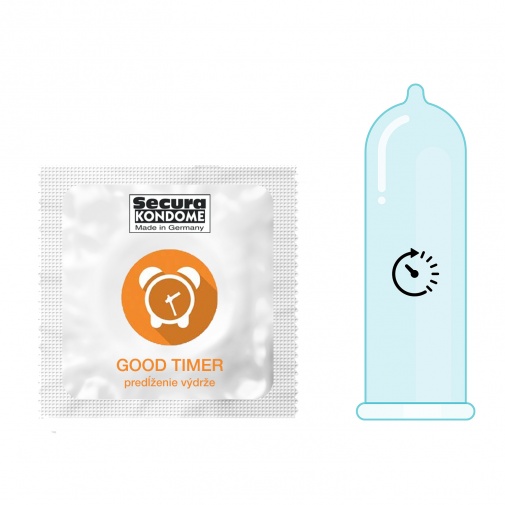 Secura Good Timer kondomy na dlouhou výdrž 1 ks
