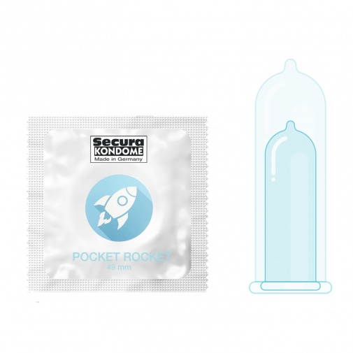 Secura Pocket Rocket úzké kondomy 1 ks
