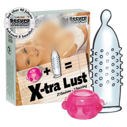 Secura X-tra Lust kondomy 21 ks