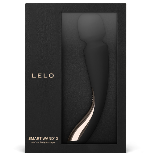 Střední masážní hlavice Lelo Smart Wand 2 v luxusním balení potěší i jako vánoční dárek.