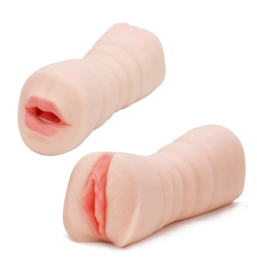 Tracys Dog oboustranný realistický masturbátor vagina a ústa.