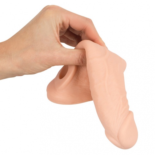 Ultra jemný realistický návlek na penis s prodloužením - Nature Skin Penis Sleeve.