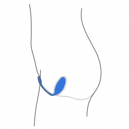 Ukázka zavedení vibračního vajíčka We-Vibe Jive do vaginy.
