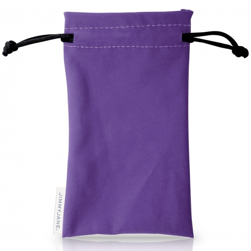 Součástí balení je i fialové uzavíratelné pouzdro pro uskladnění menstruačních kalíšků Jimmy Jane.