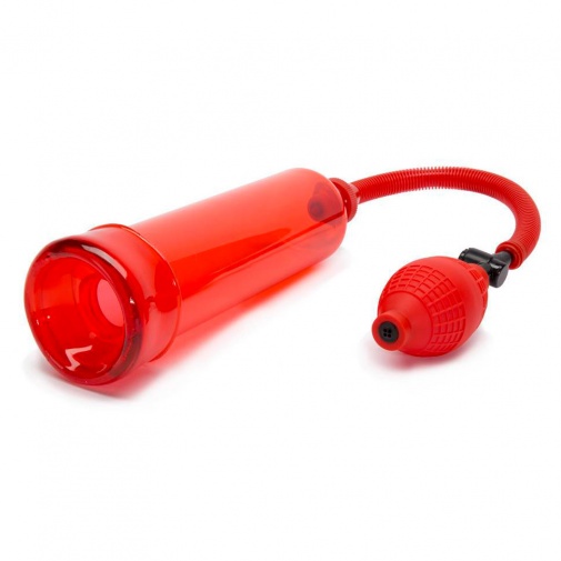 Vakuová pumpa Pump Worx Beginner´s v červené barvě.