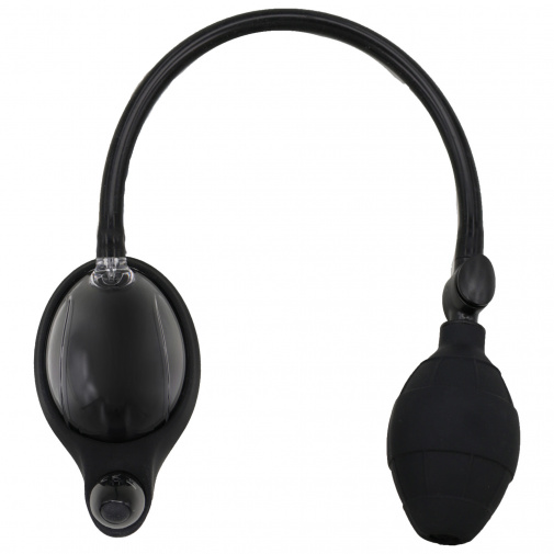 Premium vibrační silikonová pumpa černá