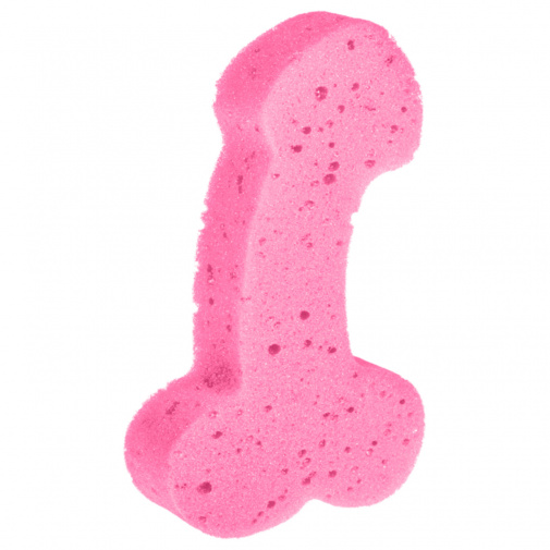 Sprchová houba penis růžová