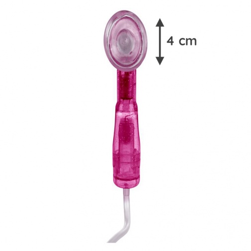 Rozměr vylepšené vibrační pumpy na klitoris Intimate Pump Advanced Clitoral Pump.