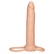 Anální kolík ve tvaru úzkého penisu v tělové barvě s dvěma erekčními kroužky - Anal Special.