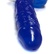 Ohebný želatinový penis Real Rapture 7.5 v modro-průhledné barvě.