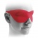 Červená silikonová maska na oči je součástí balení vibračního dilda z kolekce Fetish Fantasy Elite.