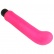 Růžový pevný vibrátor se zahnutou špičkou na stimulaci bodu G od značky Pipedream - G-Spot Softees XL.