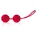 Kvalitní silikonové kuličky s hladkým povrchem k posilnění pánevního dna Joyballs Trend v červené barvě.