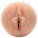 Detail odlitku vaginy pornoherečky Riley Reid.