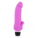Premium růžový silikonový vibrátor s žilnatým povrchem a stimulátorem klitorisu.