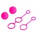 Venušiny kuličky ze silikonu v růžové barvě, speciálně určené na Kegelovy cviky - BFIT Classic.