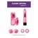 Balení růžové sady erotických pomůcek Clear Kit See Through Sex Toys obsahuje venušiny kuličky, hladký vibrátor, vibrační vajíčko a dva erekční kroužky s různými výstupky.