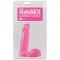 Pružné ohebné růžové dildo Basix Dong 6.