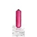 Malé vodotěsné vibrační vajíčko v růžové barvě s hedvábným povrchem - Neon Luv Touch Bullet.