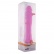 Růžový silikonový vibrátor s bohatě žilnatým povrchem Premium Large v balení.