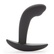 Silikonový anální kolík na prostatu v černé barvě s pojistkou proti vklouznutí do análu - Driven by desire.