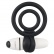 Černý dvojitý kroužek s bílým vibračním vajíčkem Play Candi Lollipop.