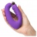 Ergonomicky tvarovaný, vodotěsný silikonový vibrátor ve fialové barvě - Rock Chick.